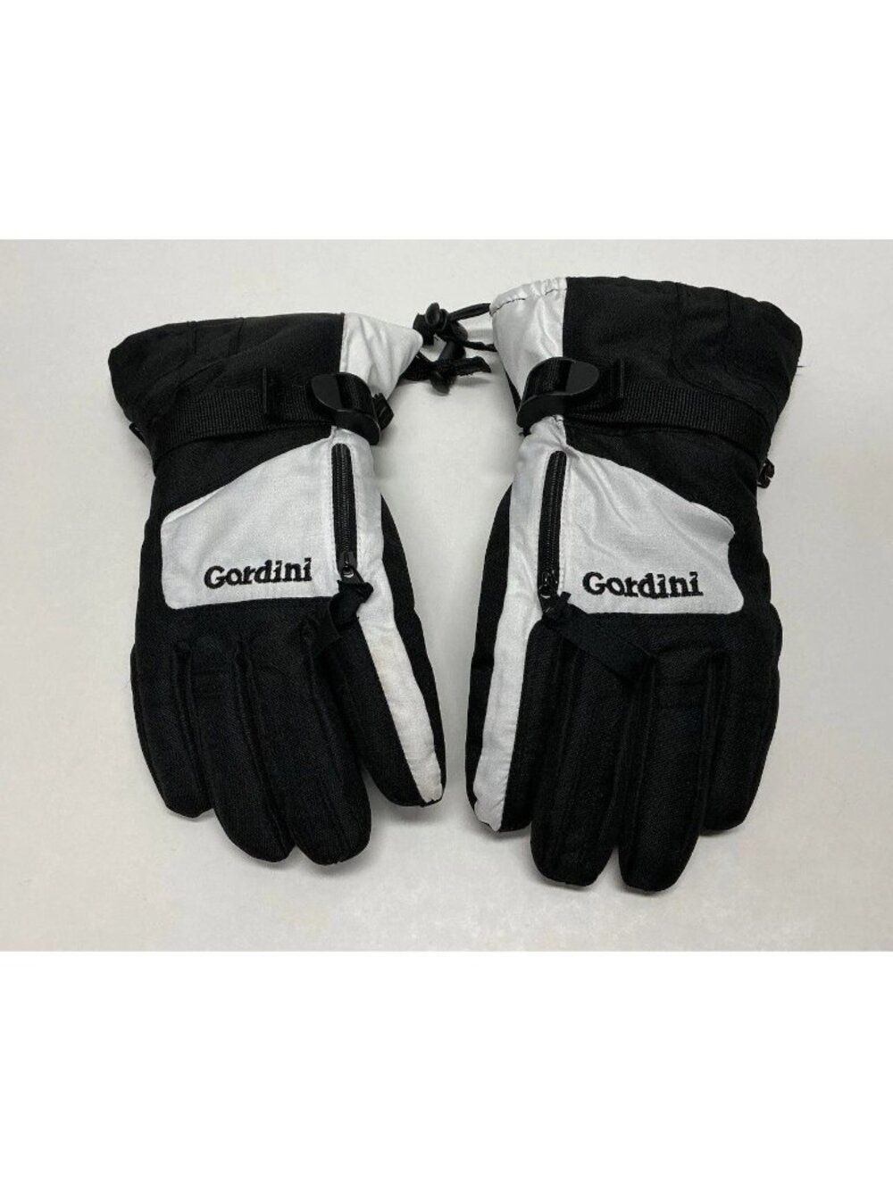 Gordini Jr Black Winter Gloves Youth Medium Ski Snow Gloves Zipper Pocket Drimax